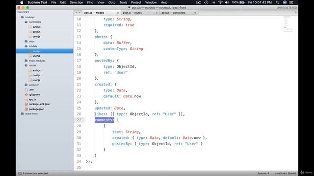 How to add Comments system in Backend of Project in React JS | Comments backend | MERN Stack смотреть онлайн