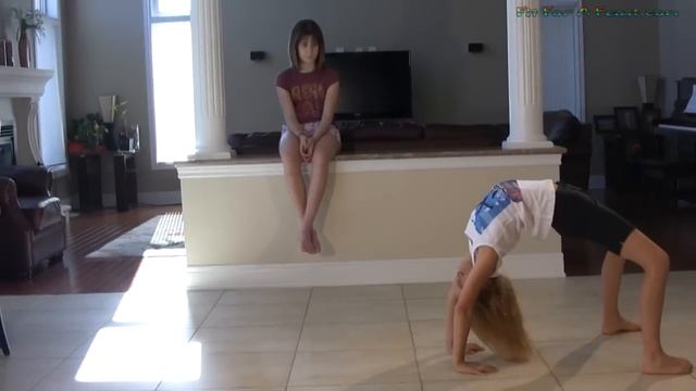 Back Walkover Tutorial - How to Do a Back Walkover - Gymnastics at Home смотреть онлайн