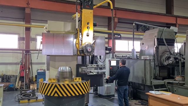 Токарно-карусельный станок 1516Ф3 с ЧПУ Fanuc для Северный Металлоцентр г. Санкт-Петербург смотреть онлайн