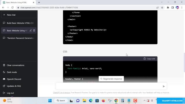 Web Development - Chat GPT + Build a Basic Website Using HTML and CSS смотреть онлайн