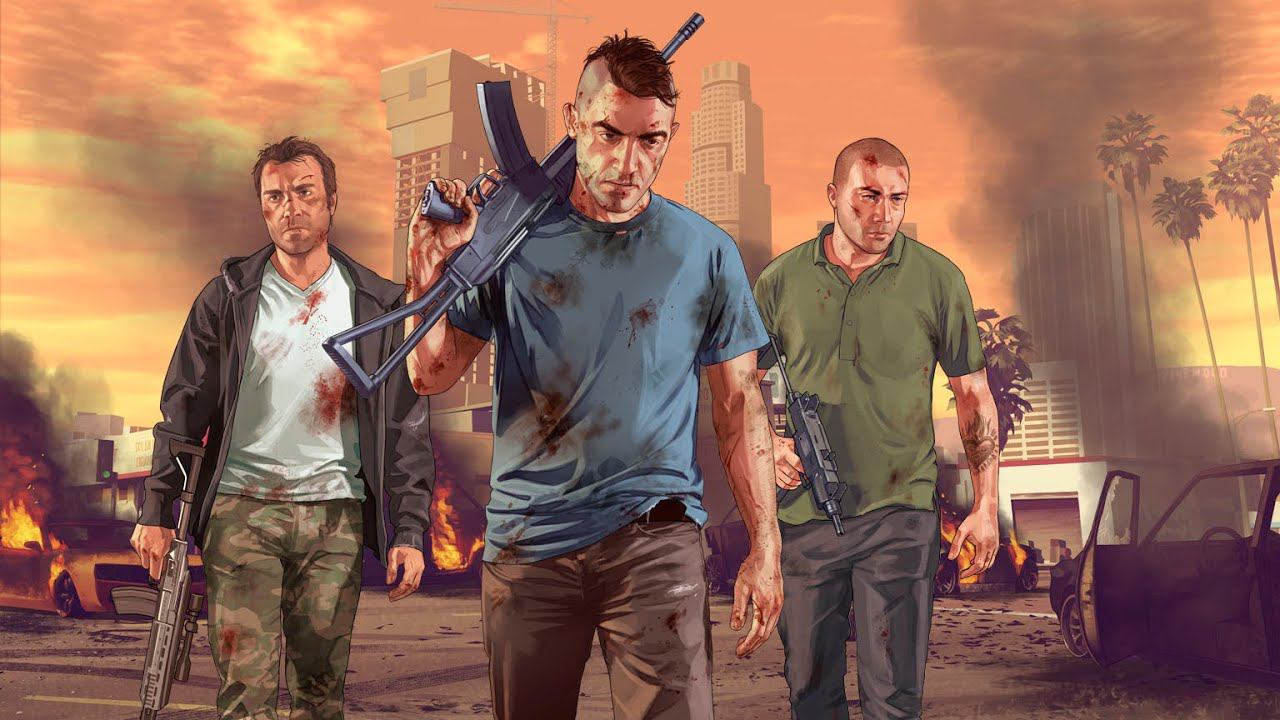 Grand Theft Auto V (GTA 5) - online - Разбор онлайна смотреть онлайн