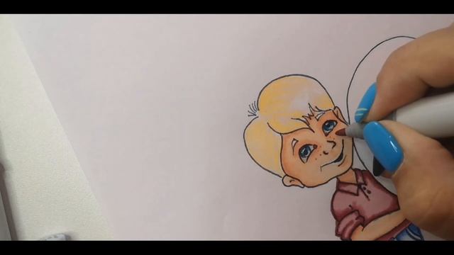 Рисуем маркерами sketchmarker и карандашами fabercastell смотреть онлайн