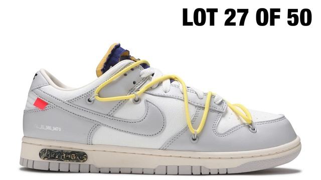 ENTIRE Off White Nike Dunk Low Collection LOT 1-50 "Dear Summer" by Virgil Abloh смотреть онлайн