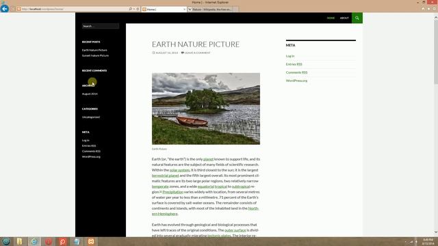 How to Customize Twenty Fourteen Wordpress Template Part 1 смотреть онлайн