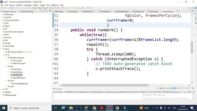 Multithreading with java swing for a simple 2d animation смотреть онлайн