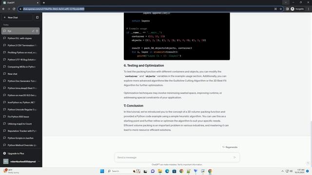 How to create an optimized 3D volume packing function in python смотреть онлайн