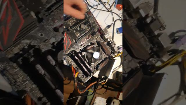 How to fix Asus Z170 pro gaming 1151 motherboard black screen bios error SATA RAID fixed смотреть онлайн