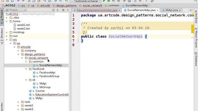 aco12 week3 day2 SOLID Design Patterns смотреть онлайн