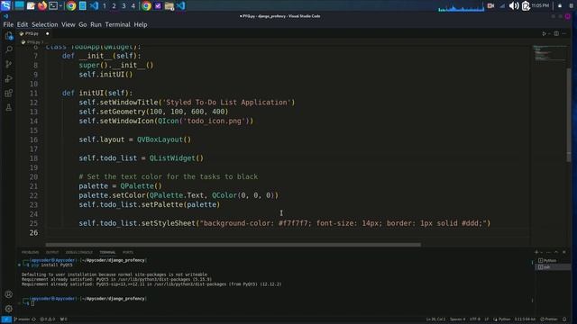 ? Create a Sleek To-Do List App with Python and PyQt5 | Stylish GUI Programming Tutorial смотреть онлайн