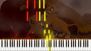 "Mufasa Dies" from The Lion King - Hans Zimmer | Piano Tutorial