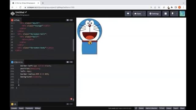 Doreamon || Using HTML & CSS (SCSS) смотреть онлайн