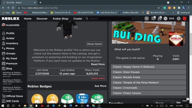 Roblox has 0 friends with friendship badge смотреть онлайн