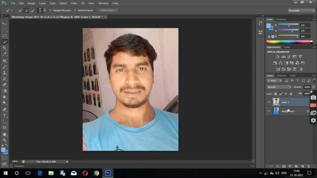 passport photo making tutorial Adobe Photoshop CS6 extended. sabse aasan tarika passport size photo смотреть онлайн
