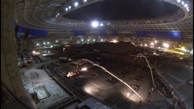 Строительство стадиона Лужники смотреть онлайн