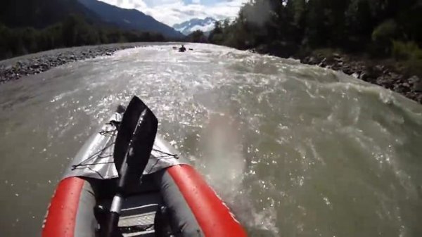 Whitewater kayaking Isel