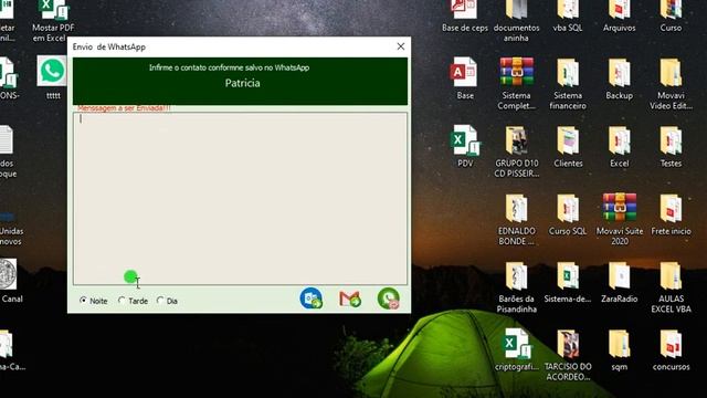 Envio de mensagens WhatsApp com Excel + Formulário Excel VBA automático. смотреть онлайн