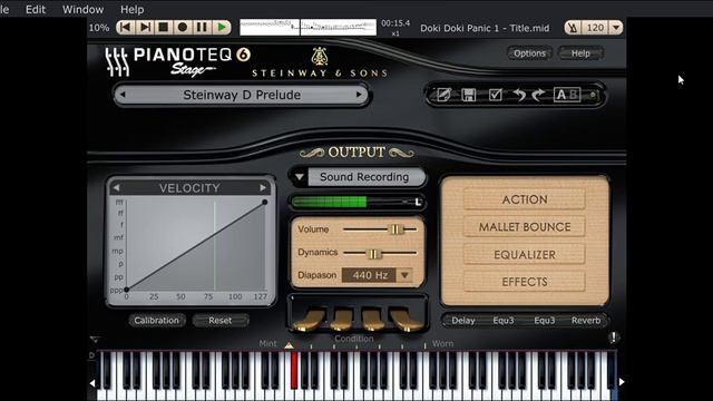 Doki Doki Panic Title Screen Theme On Piano смотреть онлайн