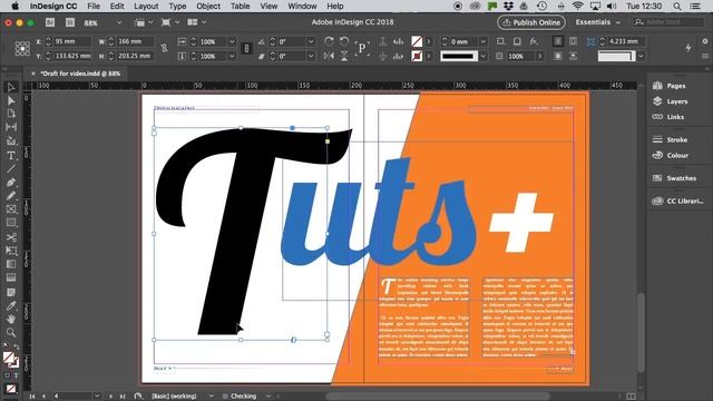 How to Fill Text With an Image in Adobe InDesign смотреть онлайн