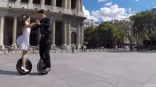 Моноколесо Solowheel Xtreme, парное катание на моноколесе. смотреть онлайн