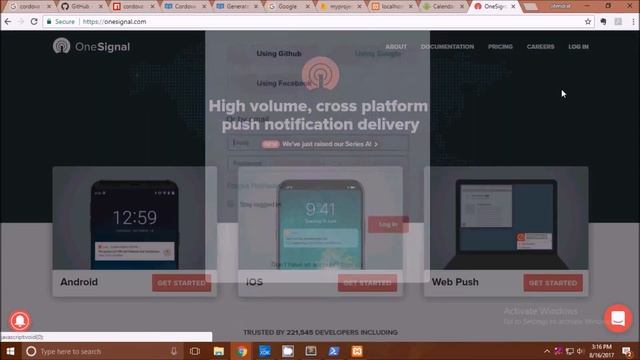 Learn to integrate iOS Android Push notification using Firebase and OneSignal смотреть онлайн