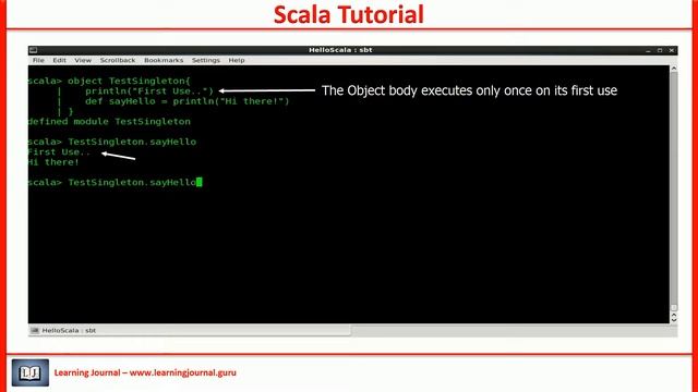 Scala Tutorial - Objects смотреть онлайн