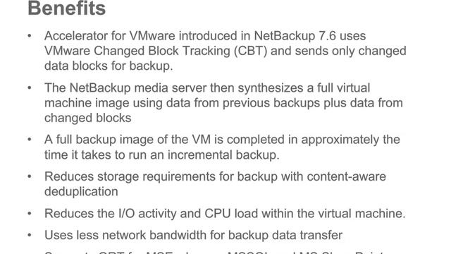 Tech Tuesday: VMware Backup with Symantec NetBackup 7.6: Key Capabilities and Practices смотреть онлайн