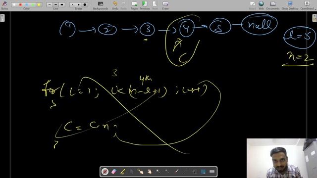 nth node from end of linked list l using size method l gfg l leetcode смотреть онлайн