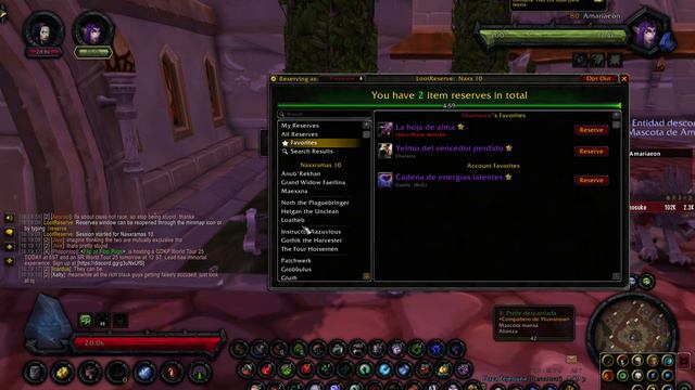 Guia Addons Bistooltip-LootReserve World Of Warcraft WOTLK