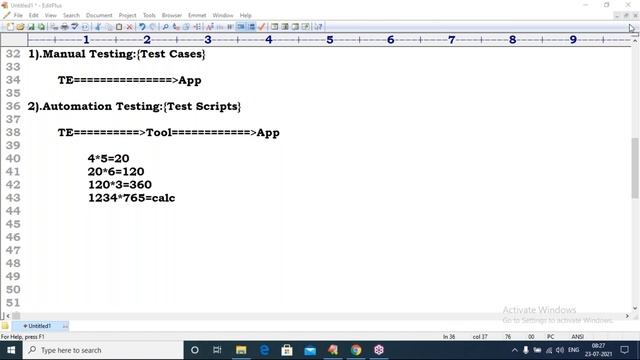 MANUAL + SELENIUM tutorials || Demo - 1 || by Mr. Mahesh On 23-07-2021 @8AM IST смотреть онлайн