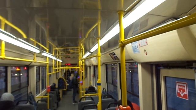 Трамвай Санкт-Петербурга 10-40: 71-631 (УКВЗ) б.5218 по №55 (08.01.20) смотреть онлайн