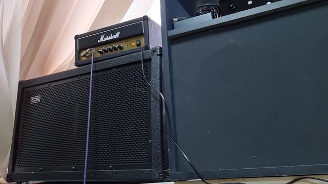 Marshall jcm800 mini head. Первая проба. Даже гитару забыл настроить! ))) смотреть онлайн