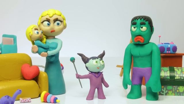 Princesa Elsa y Spiderman Bebés 56 ? Dibujos Animados Con Play Doh смотреть онлайн