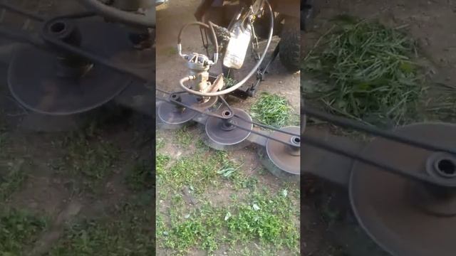 Самодельная роторная косилка из сашников смотреть онлайн