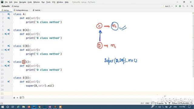 Python Master Class | OOP Part - 13| super() | Inheritance in Python | IS-A RELATIONSHIP |OOP Pytho смотреть онлайн