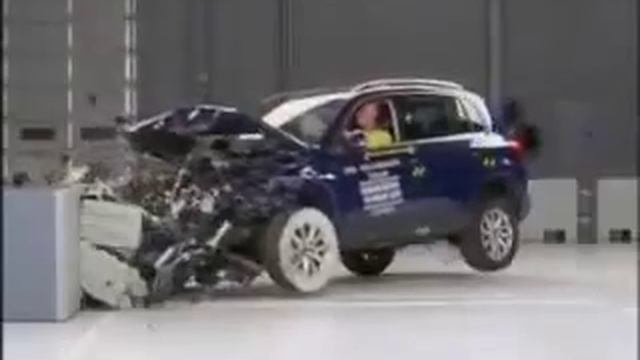 Crash Test 2009 - 2011 Volkswagen Tiguan (Frontal Impact) IIHS смотреть онлайн
