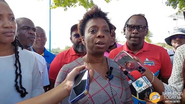 General Secretary of the BWU Senator Toni Moore gives update on Transport Board work stoppage смотреть онлайн