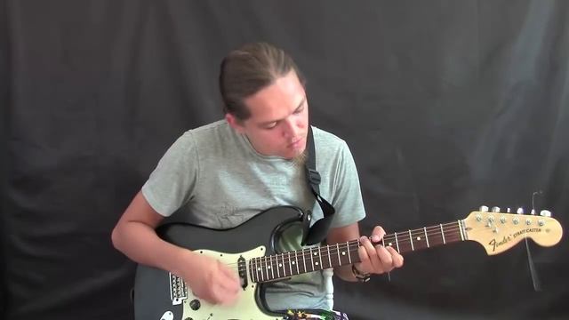 [Уроки ритм гитары] - Fusion паттерн смотреть онлайн