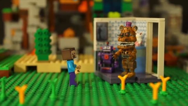 Лего ДИНОЗАВРЫ и НУБик Майнкрафт - LEGO IDEAS - Анимация смотреть онлайн