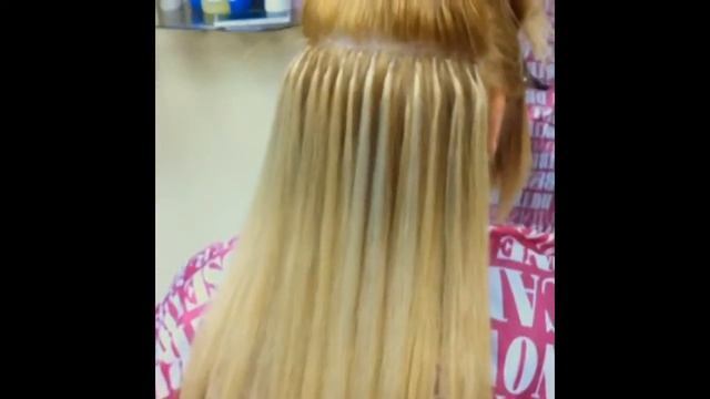 Kiev, Beauty Salon,hairdresser Natali REVINA. Наращивание волос.