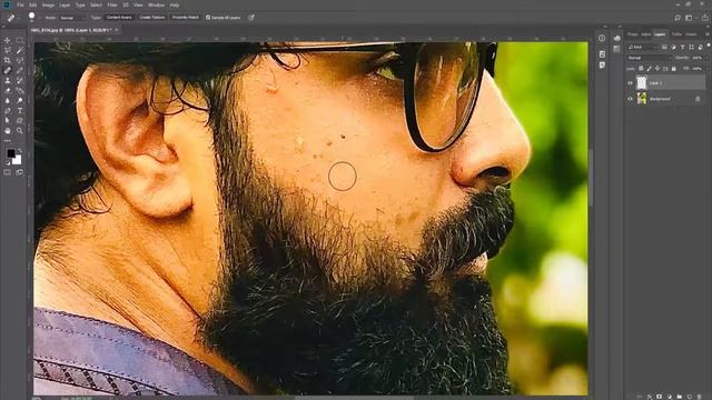 How to use Spot Healing Brush tool Lecture: 23 | Adobe Photoshop Beginners Tutorials Hindi/Urdu смотреть онлайн