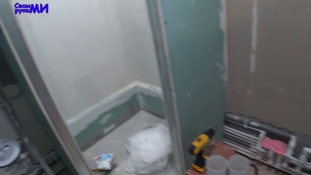 Вентиляция ванной комнаты. Гидроизоляция потолка. Строю свой ДОМ из пеноблока смотреть онлайн