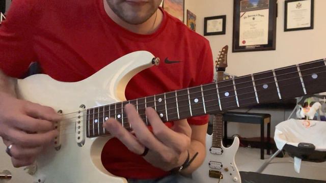 Difficult Single Note Alternate Picking Lick Demo // 1990 Ibanez 430s смотреть онлайн