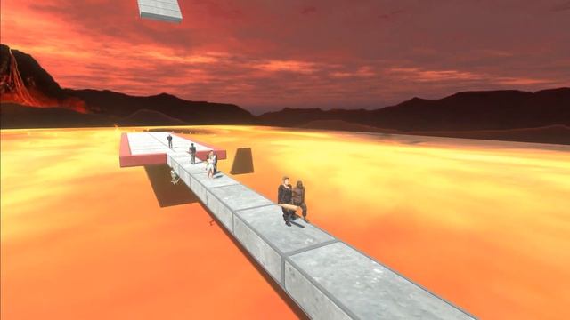The escape of the units from the fireball - Animal Revolt Battle Simulator смотреть онлайн
