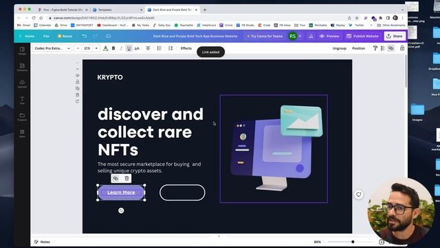 I tried using Canva to build a Website смотреть онлайн