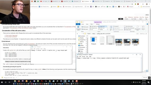 YI 360 VR Video editing tutorial using only FFMPEG, no Adobe Premiere required, upload to Youtube смотреть онлайн