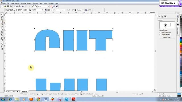 Corel Draw Cut text смотреть онлайн