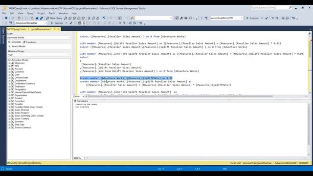 SSAS MDX Basics (Class 22) - Session & Query Scoped Data Definitions смотреть онлайн
