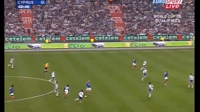 Zidane vs Cyprus (2005.10.12) 2006 WC Qualification Last Match смотреть онлайн