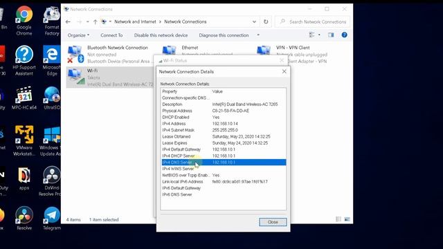 Internet Speed , Wifi Connection, Network Setting Windows 10, DHCP, DNS, IPv4, IPv6 смотреть онлайн
