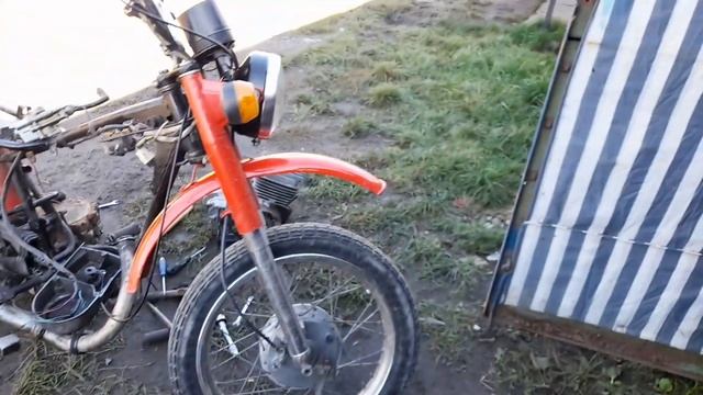 Мото Минск 125 разобрал собрал завёлся